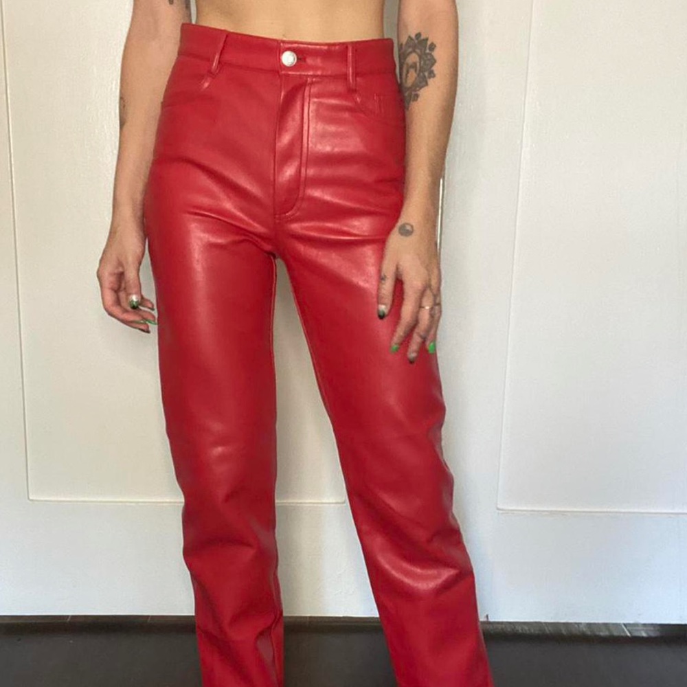 Aritzia Leather Pants